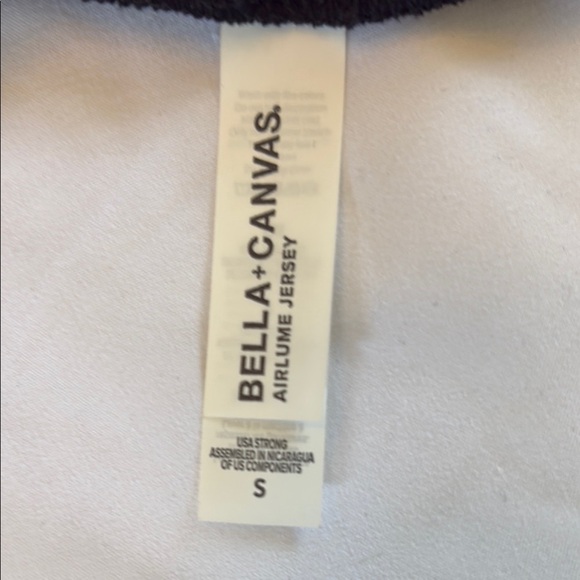 Bella Canvas Black Barbie Tank Top with Pink and White Graphic - Picture 6 of 6